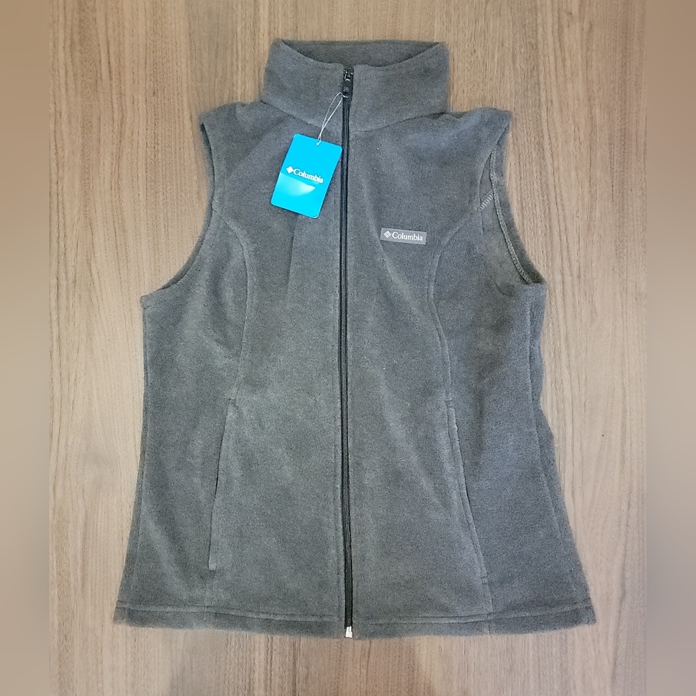 Columbia Women's Grey Fleece Vest